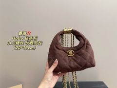 CHANELブラウン キルティング ショルダーバッグ 20*22*12cm - メルカリ