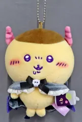 【中古】キーホルダー あくまなくりまんじゅう てんし あくま マスコット 「ちいかわ なんか小さくてかわいいやつ てんし あくま＠東京駅」