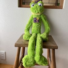 【超ロング】カエル　ビッグサイズ犬用ぬいぐるみ　アメリカ直輸入---MULTIPET Swingin' Slevins Frog 30in