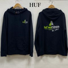 HUF ハフ パーカー 長袖 GIGA MELT P/O HOODIE プルオーバー フーディー 両面プリント