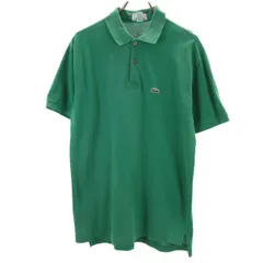 LACOSTE ラコステ 90s オールド 半袖 ポロシャツ M グリーン メンズ 古着