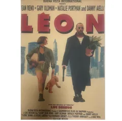 中古【leon】ドイツ版オリジナルポスターA1サイズ 1994「Léon」ドイツ版映画ポスター A1 Size | woodmarquee
