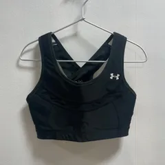 UNDER ARMOUR アンダーアーマー トレーニングアンダーウェア スポーツブラ パッド付 ブラック
