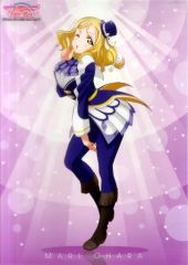 [중고] 포스터 (애니메이션) A3 클리어 포스터 오하라 마리 [러브라이브! 선샤인!! The School Idol Movie Over the Rainbow] 제2탄 예매권 특전