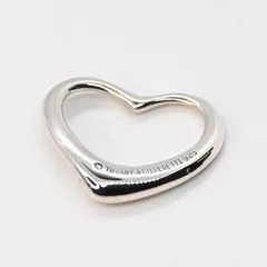 【研磨済】Tiffany&Co. オープンハート トップのみ ティファニー ペレッティ シルバー925  Open Heart チャーム