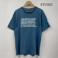 OLD STUSSY NYLTLA ステューシーロンT ブルー銀タグUSA製 L USA製 銀タグ OLD STUSSY オールドステューシー 45 Tシャツ