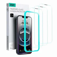 【在庫セール】頑丈 気泡なし 耐衝撃 phone16e 3枚入り 保護フィルム ガラスフィルム 高透過率 ガラスフィルム 傷防止 自吸着 Pro 取り付け簡単 いphone14/13/13 ガイド枠付き 16e iPhone 16e iPhone フィルム