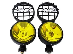【即日発送】【在庫処分】フォグライト ドライビングライト 12V 【WNJAPAN】４×４ H3 55W 4WD 四駆車 ハロゲン 2個セット イエロー HT-27YR