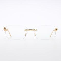 【訳あり】HOUSE OF WOO リムレスサングラス リムレスアイウェア LEOPARD C2