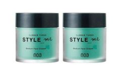 新品 【×2個セット】ナンバースリー スタイルミー ミディアムハードグリース ヘアワックス 50g