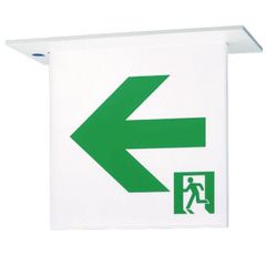 パナソニック FA40362C LE1 LED誘導灯 枠色特別塗装有（ブラウン）天井埋込型 両面型 一般型 20分間 自己点検機能付 B級 BH形 20A形 本体のみパネル別売り