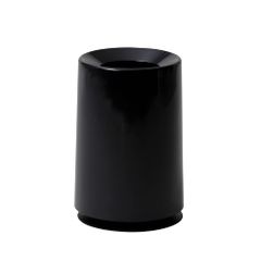 【迅速発送】ideaco(イデアコ) ゴミ箱 丸形 6L 直径20高さ30cm TUBELOR black (チューブラー ブラック)