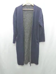 ◇ ⊇ UNITED ARROWS green label relaxing ロング丈 長袖 カーディガン サイズ表記なし ネイビー レディース E  【1410290073797】