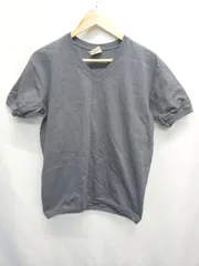 ◇ ⊂ Goodwear グッドウェア アメリカ製 コットン100% 半袖 プルオーバー サイズM ダークグレー系 メンズ E  【1506250004946】