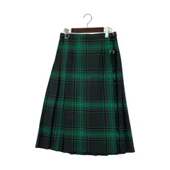 O'NEIL OF DUBLIN オニールオブダブリン チェック柄 ラップスカート sizeUS 8/グリーン