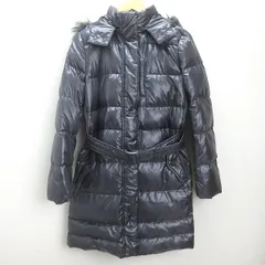 D■ユニクロ/UNIQLOプレミアムダウンコート/JKT【XL】灰/LADIES/Y49【中古】