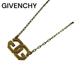 【管29592】GIVENCHY　ジバンシィ GGロゴ  ネックレス ゴールド ヴィンテージ