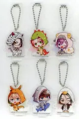 【中古】雑貨 [単品] 集合 描きおろしちびキャラアクリルスタンドキーチェーン6個セット 「Switchソフト SympathyKiss スペシャルステラセット」 同梱特典