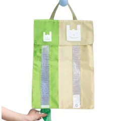 【送料無料】TARATI プラスチックバッグホルダー レジ袋ストッカー ゴミ袋ストッカー ゴミ袋収納 プラスチックバッグホルダー レジ袋 袋 収納 キッチン収納 サッと取り出せ便利 グリーン