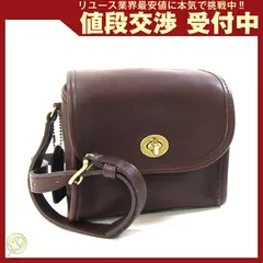  コーチ ショルダーバッグ 9018 ダークブラウン 中古