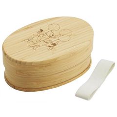 くまのプーさん 竹製ランチボックス 600ml 弁当箱 和風 シンプル ディズニー スケーター