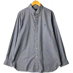 古着 ラルフローレン Ralph Lauren CLASSIC FIT 長袖 コットンチェックシャツ メンズXL相当/eaa567489