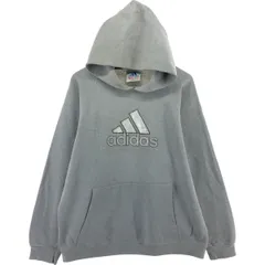 古着 90年代 アディダス adidas スウェットハーフボタンパーカー USA製 メンズL相当 ヴィンテージ/eaa489704