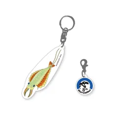 366日古生物キーホルダー 11月8日 アノマロカリス　アクリルキーホルダー 恐竜 ディノ キッズ 誕生日 記念日 アニバーサリーキーホルダー