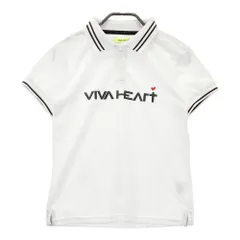 サイズ：40 VIVA HEART ビバハート  半袖ポロシャツ  ホワイト系 [240101220674]# ゴルフウェア レディース ストスト