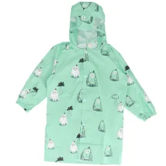 ☆ グリーンｘフクロウ ☆ S(90-100cm) ☆ sy7005 キッズレインコート レインコート キッズ ランドセル対応 男の子 女の子 レインポンチョ おしゃれ レインウェア 合羽 カッパ 小学校 小学生 通園 通学 幼稚園 保育園 子供 こども