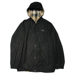 BURBERRY(バーバリー) Burberry Reversible Check Hooded Jacket チェックフーデッドジャケット バーバリーチェック 8043403/71E L ベージュ×ブラック