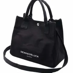 DEAN & DELUCA トートバッグ レディース キャンバス 帆布 トートバッグ ブラック