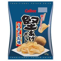 【新品・5営業日で発送】カルビー 堅あげポテト うすしお味 65g【入数:12】のサムネイル