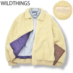 【定番】定価 18,480円  ワイルドシングス WILDTHINGS FLUFFYボアG―1 WT21124N ジップアップ ボア フリース ジャケット アウター メンズ  レディース ユニセックス 男女兼用 ボア ジップ ポケット ふわふわ もこもこ