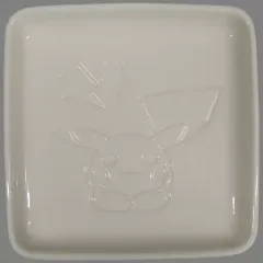 【中古】皿・茶碗 ピカチュウ正面Ver. 絵柄が浮き出る しょうゆ皿 「Switchソフト ポケットモンスター ブリリアントダイヤモンド」」 アマゾン購入特典