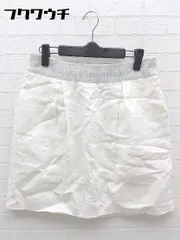 ◇ ADORE アドーア リネン ミニ スカート サイズ38 ホワイト レディース 【中古】 【1002801443962】のサムネイル