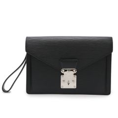 LOUIS VUITTON ルイ ヴィトン エピ ポシェット セリエ ドラゴンヌ セカンドバッグ ノワール 黒 ブラック シルバー金具 ベタなし M52762