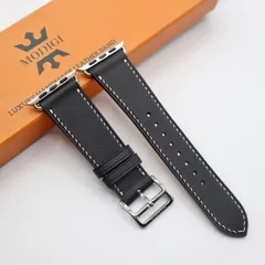 MODIGI Apple Watchベルト 本革 高級 手作り Veau Swift皮 40mm 41mm 42mm 44mm 45mm 46mm 49mm アップルウォッチ Ultra 1/2/3 SE 1/2/3 シリーズ 11 10 9 8 7 6 5