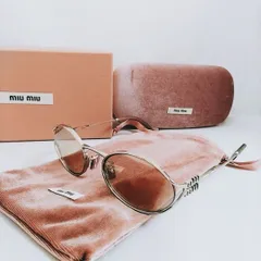 【新品未使用】MIU MIU ミュウミュウ ロゴ サングラス MU52YS