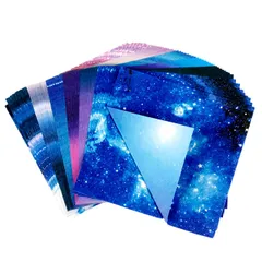 Rimikuru 折り紙 両面 柄 模様付き 200枚セット カラフル かわいい おしゃれ 7cm おりがみ 千羽鶴 柄付き (Cタイプ) [Cタイプ]