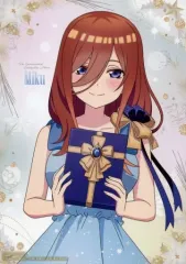 【中古】キャラカード 中野三玖 特製ブロマイド 「くじ引き堂 五等分の花嫁 クリスマスくじ」 10連セット購入特典