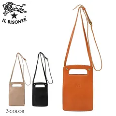 イルビゾンテ クロスボディバッグ IL BISONTE ショルダーバッグ ロゴ 54212305311 ヤケヌメ