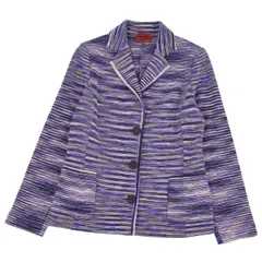 美品 ミッソーニ MISSONI ニット ジャケット テーラードジャケット ウーのサムネイル