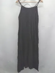 ◇ ⊂ natural couture ナチュラルクチュール ストライプ ロング キャミソール ワンピース ブラック レディース E  【1505290027458】のサムネイル