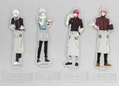 【中古】アクリルスタンド・アクリルパネル 全4種セット 「アイドリッシュセブン×マチ★アソビCAFE 第2弾 撮り下ろしアクリルスタンド ZOOL ver.」