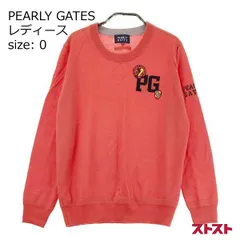 PEARLY GATES パーリーゲイツ ウール ニットセーター レッド系 0 [240101136795]