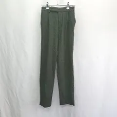 ◇ Θ le coeur blanc バックウエストゴム ストレートパンツ サイズ34 ブラック レディース E  【1411210014265】