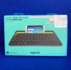 新品★Bluetooth マルチデバイス キーボード K480BK ブラック 日本語84キー Android／iOS／Mac／Win／Chrome パッケージ変色