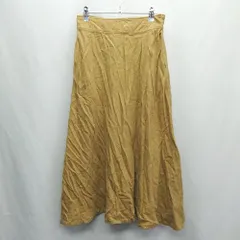 ◇ Θ niko and... ニコアンド ウエストゴム ロング丈 フレア スカート サイズ ４ ベージュ系 レディース E  【1409240062158】