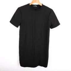 ザラ ワンピース トップス チュニック 半袖 レディース Sサイズ ブラック ZARA 【中古】